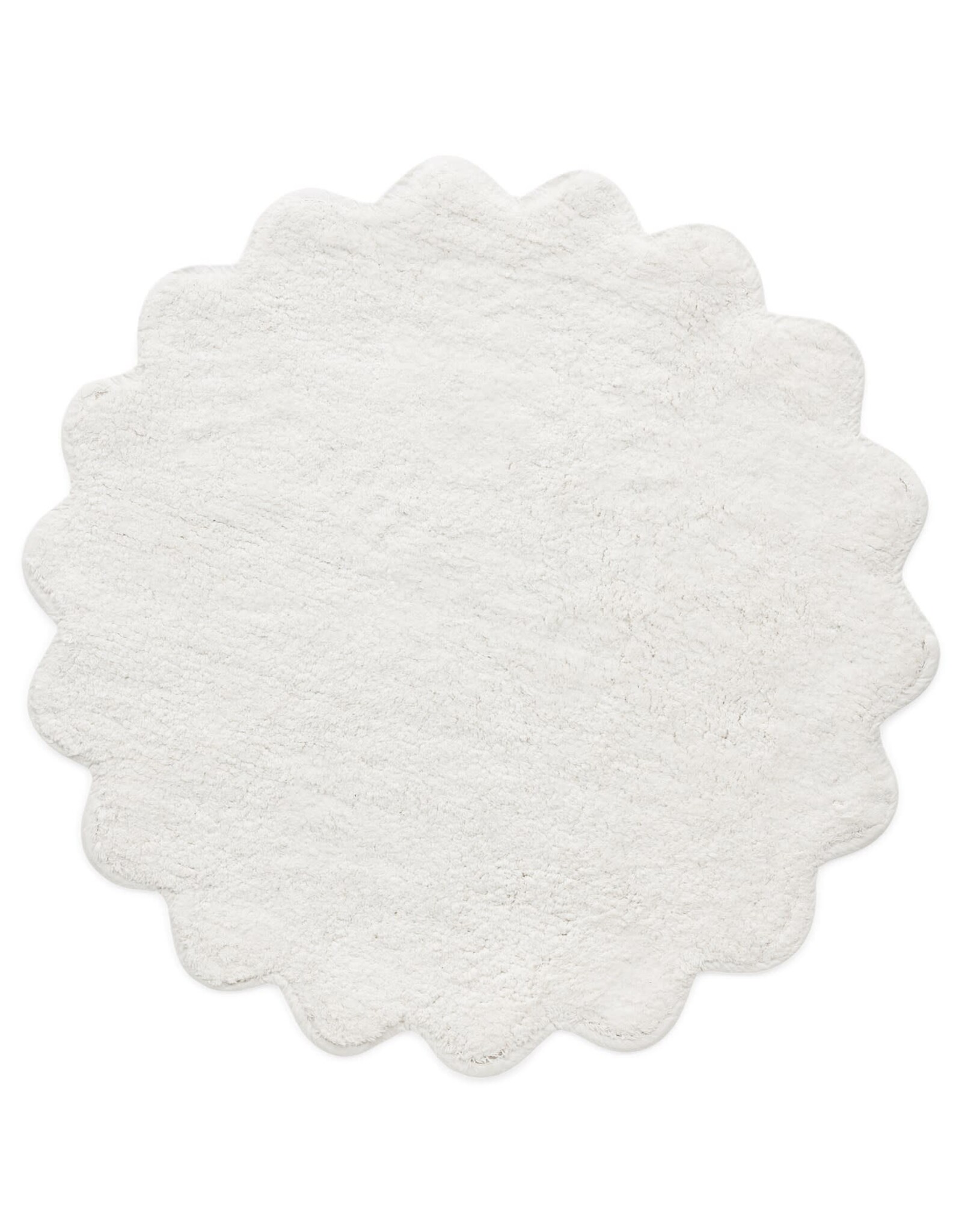 Bathmat Tufted Round Scallop Edge