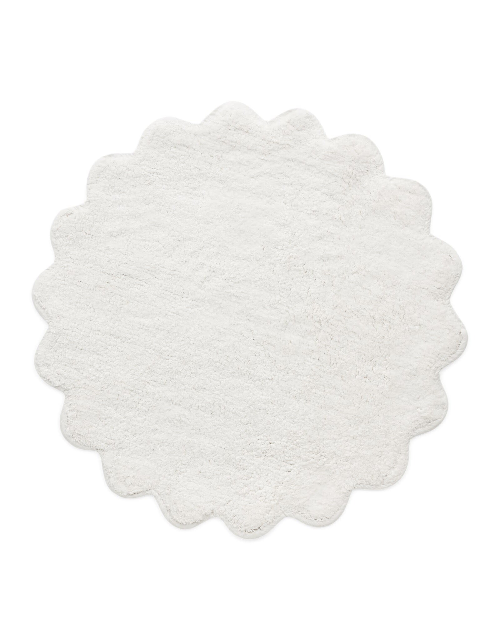 Bathmat Tufted Round Scallop Edge