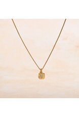 Letter Cubic Zirconia Charm
