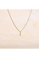 Letter Cubic Zirconia Necklace