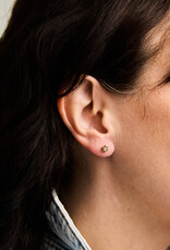 Flower Single Zirconia Studs