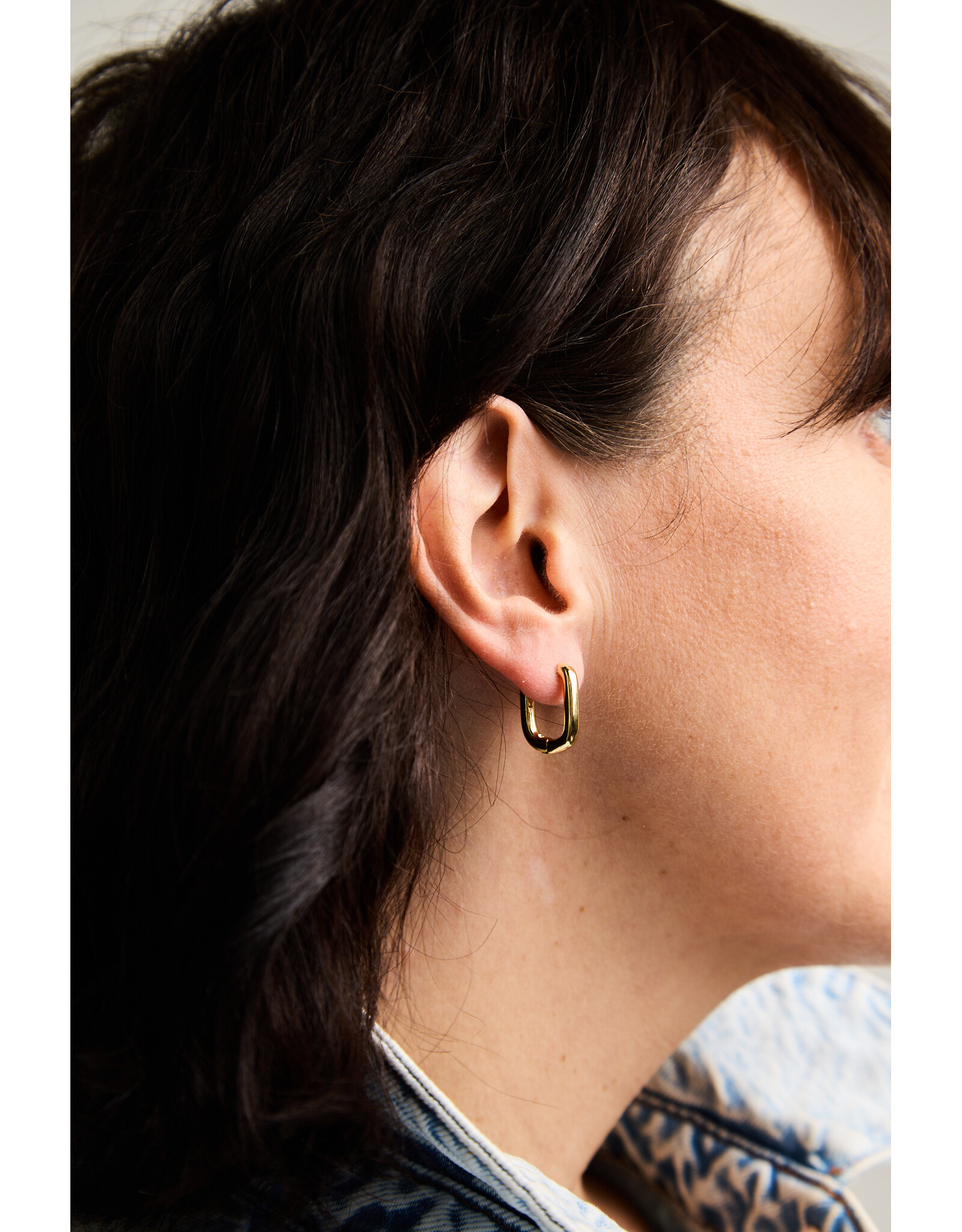 Bold Rectangular Hoops