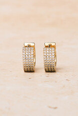Bold Zirconia Hoops