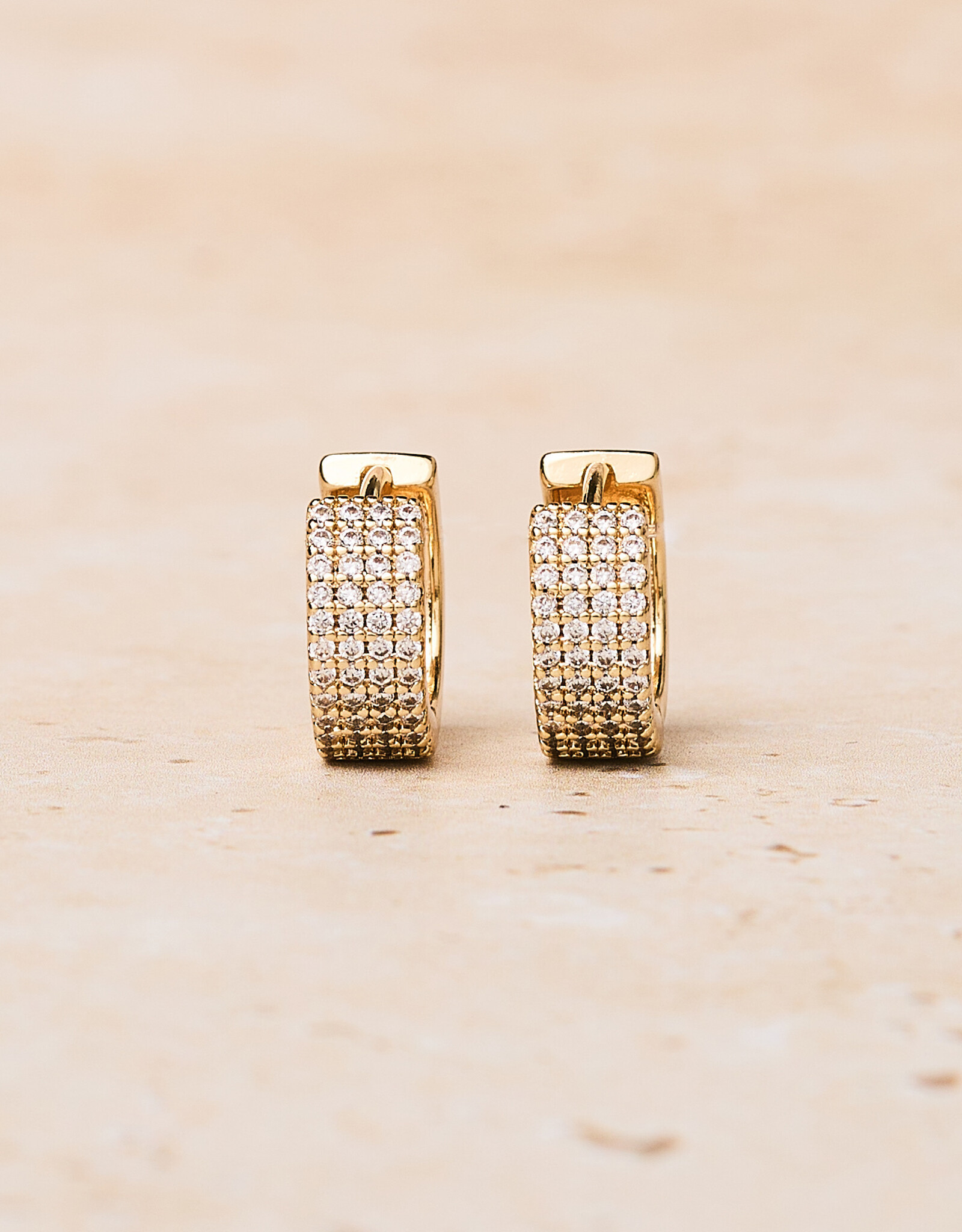 Bold Zirconia Hoops