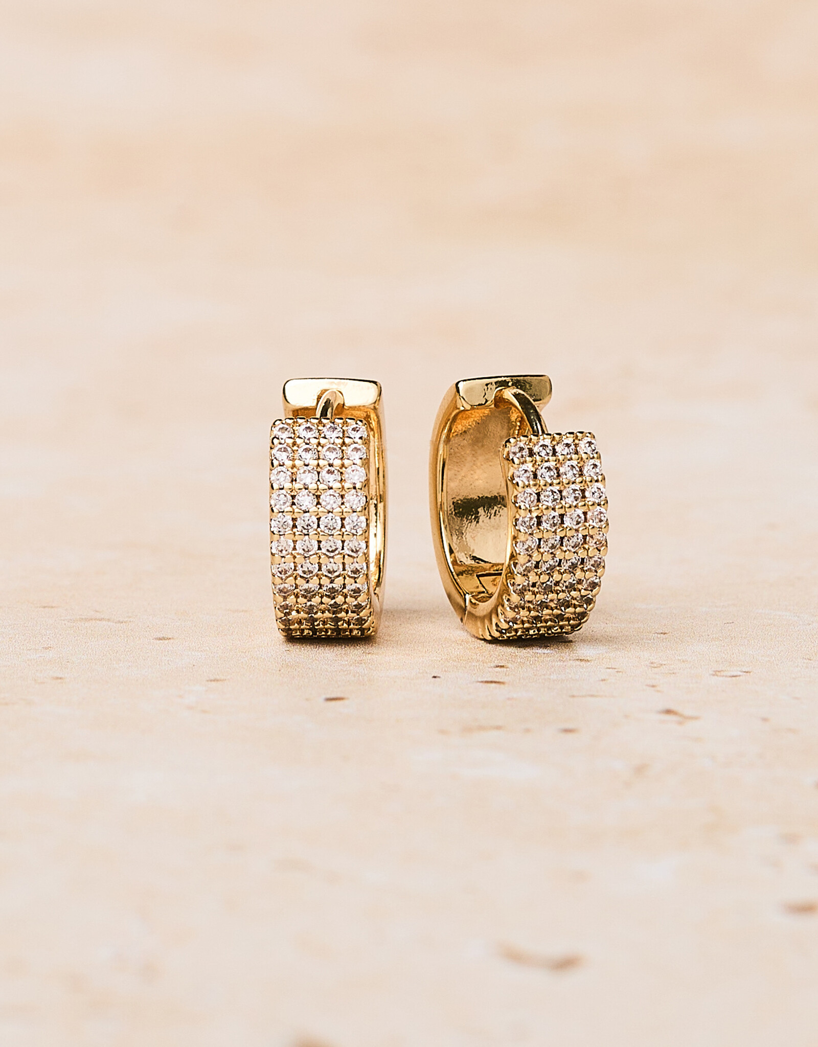 Bold Zirconia Hoops