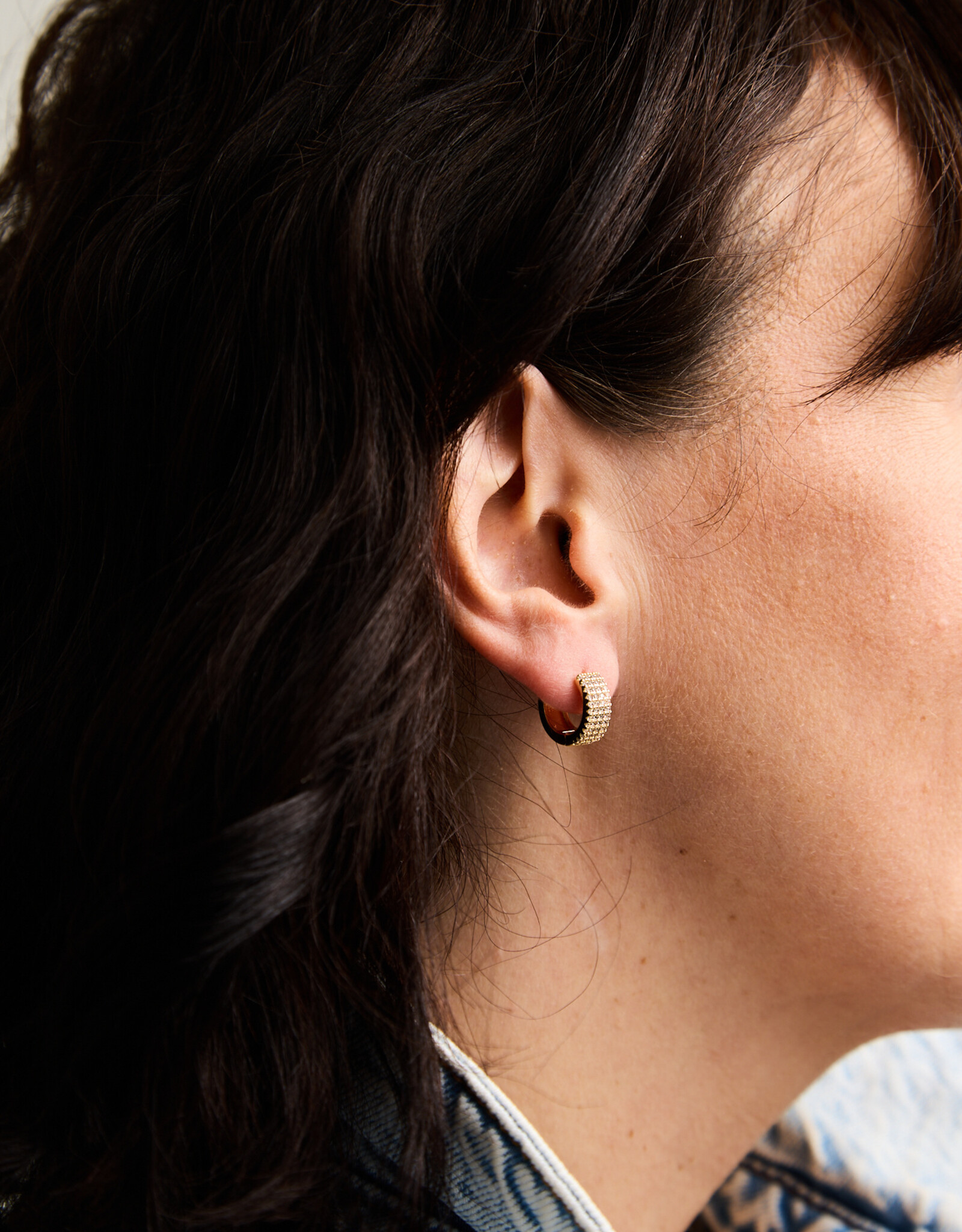 Bold Zirconia Hoops