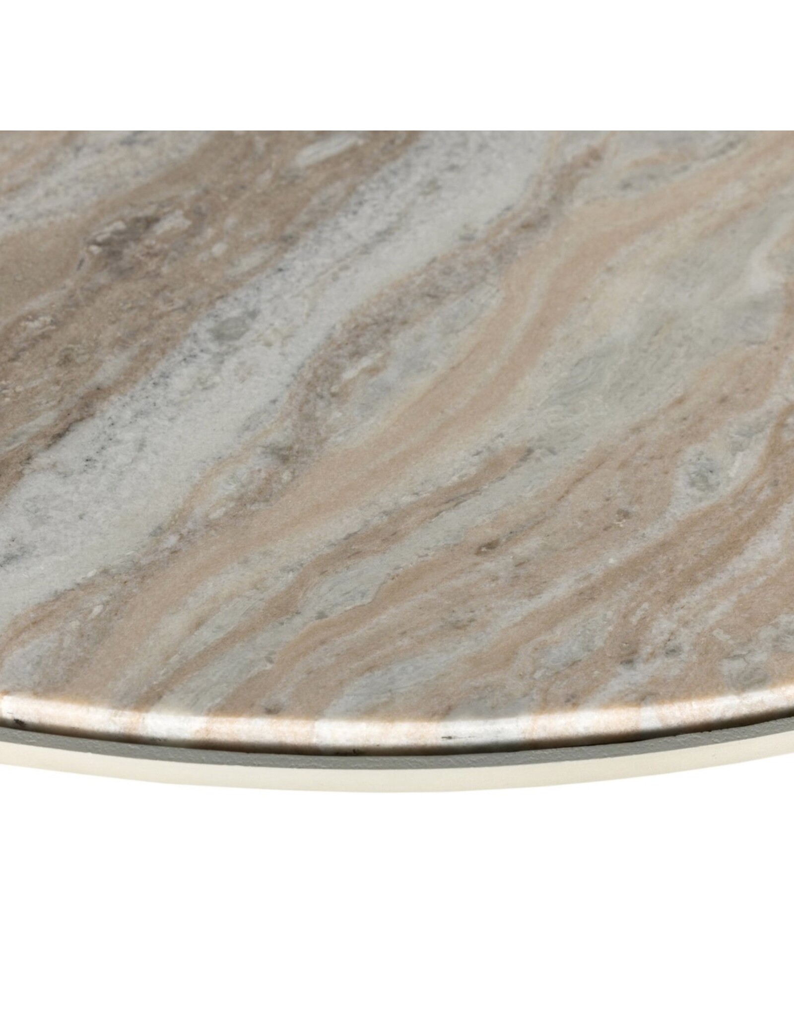 Corbett Coffee Table in Textured Matte White