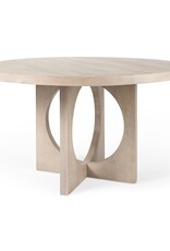 Liesl Round Dining Table in Natural Wood
