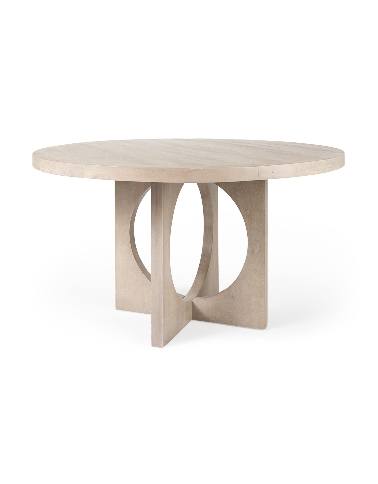 Liesl Round Dining Table in Natural Wood