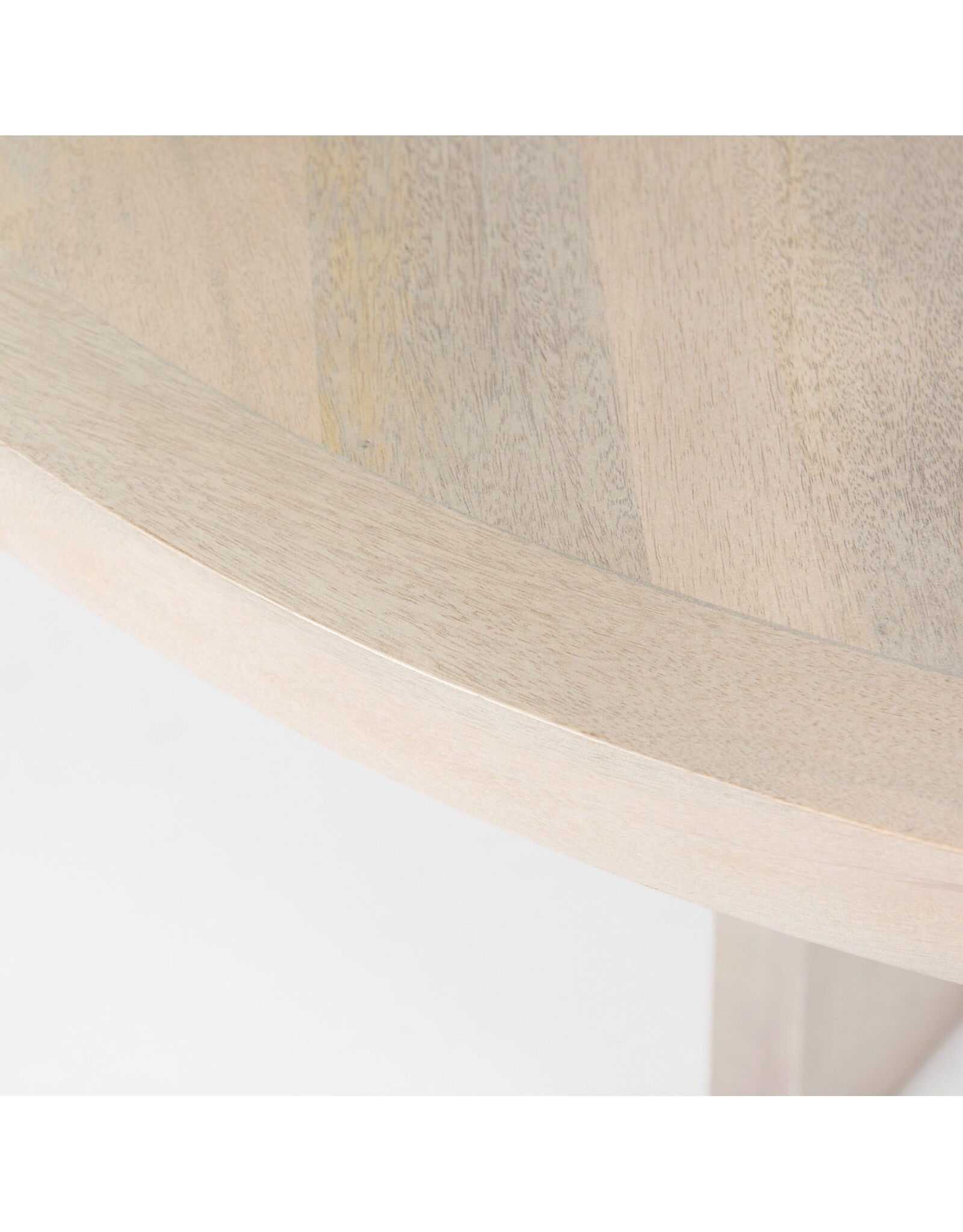 Liesl Round Dining Table in Natural Wood
