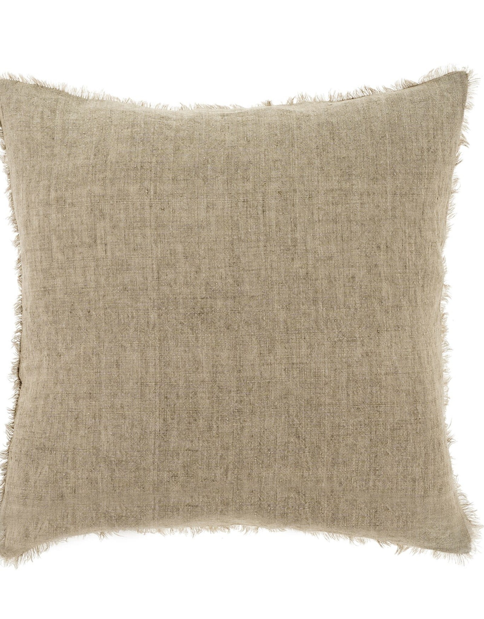 Lina Linen Pillow, Almond