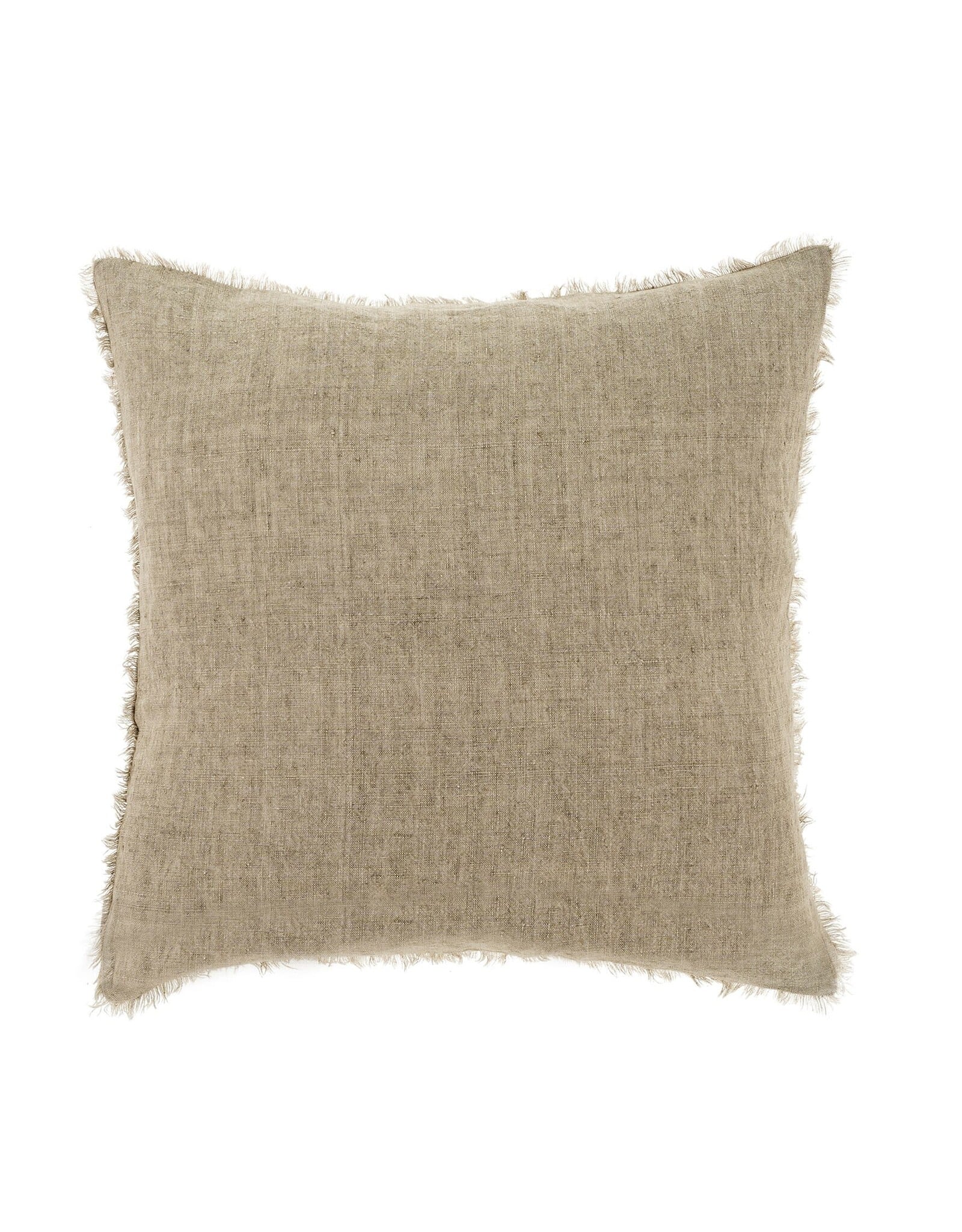 Lina Linen Pillow, Almond
