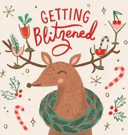 Getting Blitzened Christmas Cocktail Napkins