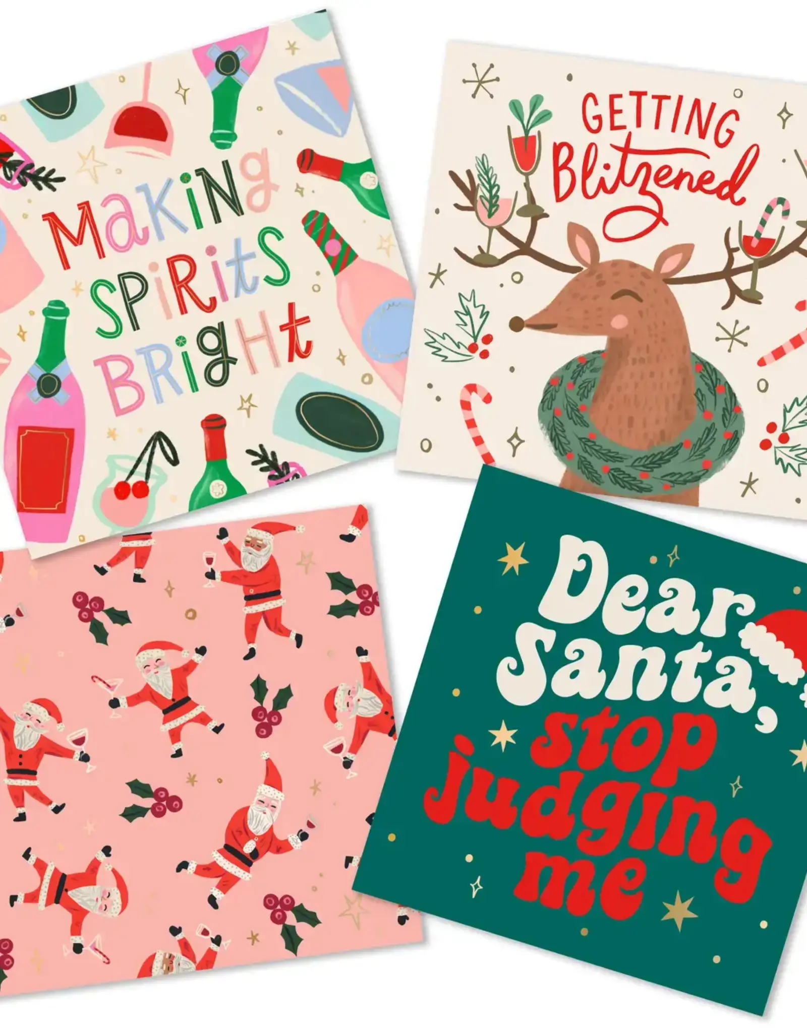 Getting Blitzened Christmas Cocktail Napkins