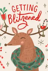 Getting Blitzened Christmas Cocktail Napkins