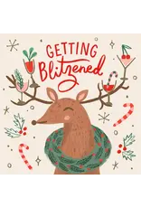 Getting Blitzened Christmas Cocktail Napkins