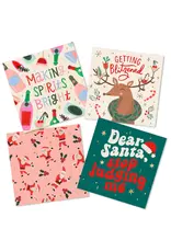 Getting Blitzened Christmas Cocktail Napkins