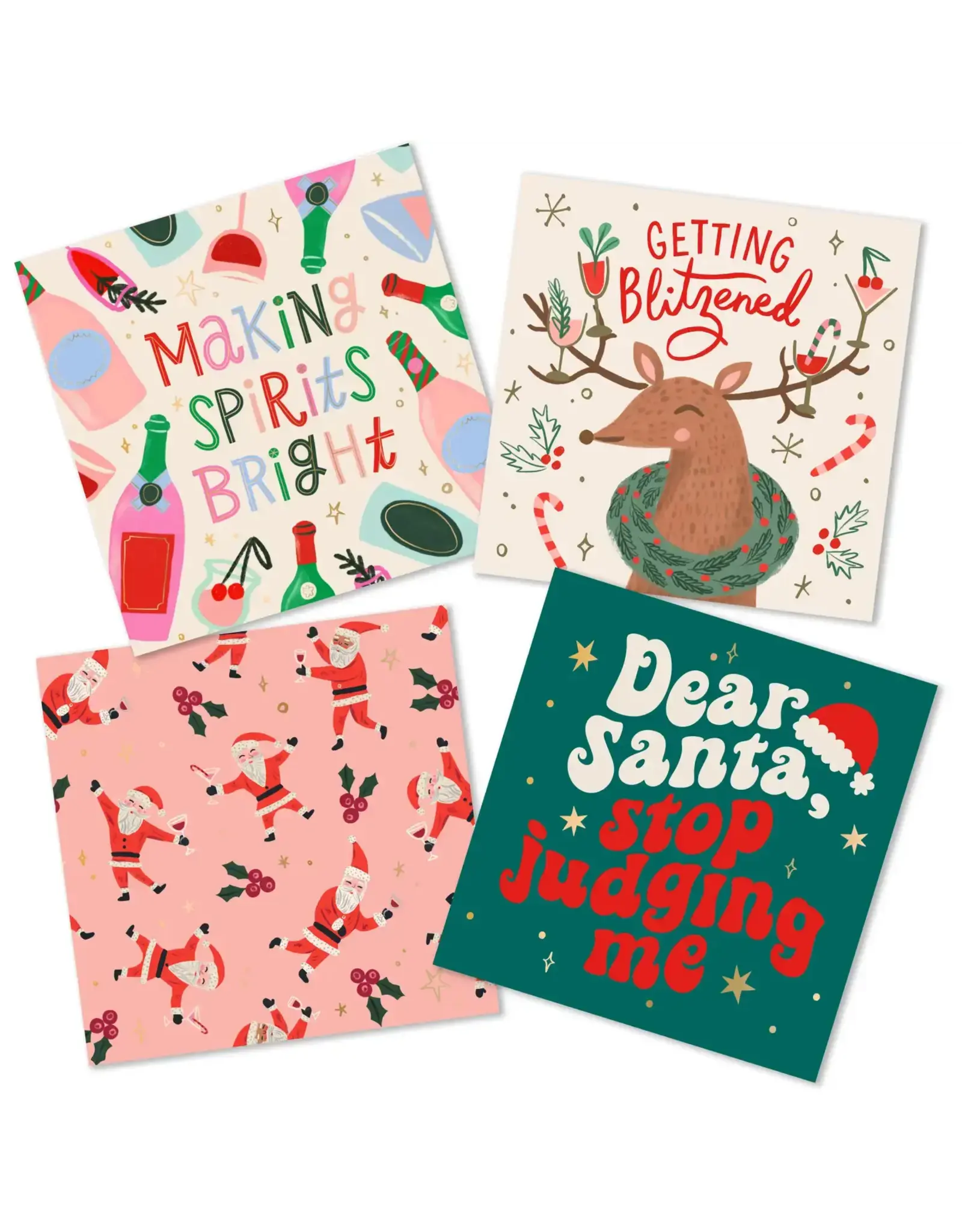 Getting Blitzened Christmas Cocktail Napkins
