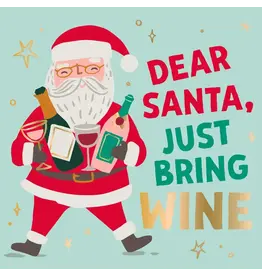 Bring Wine Christmas Cocktail Napkins