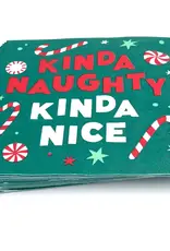 Kinda Naughty Kinda Nice Christmas Napkins