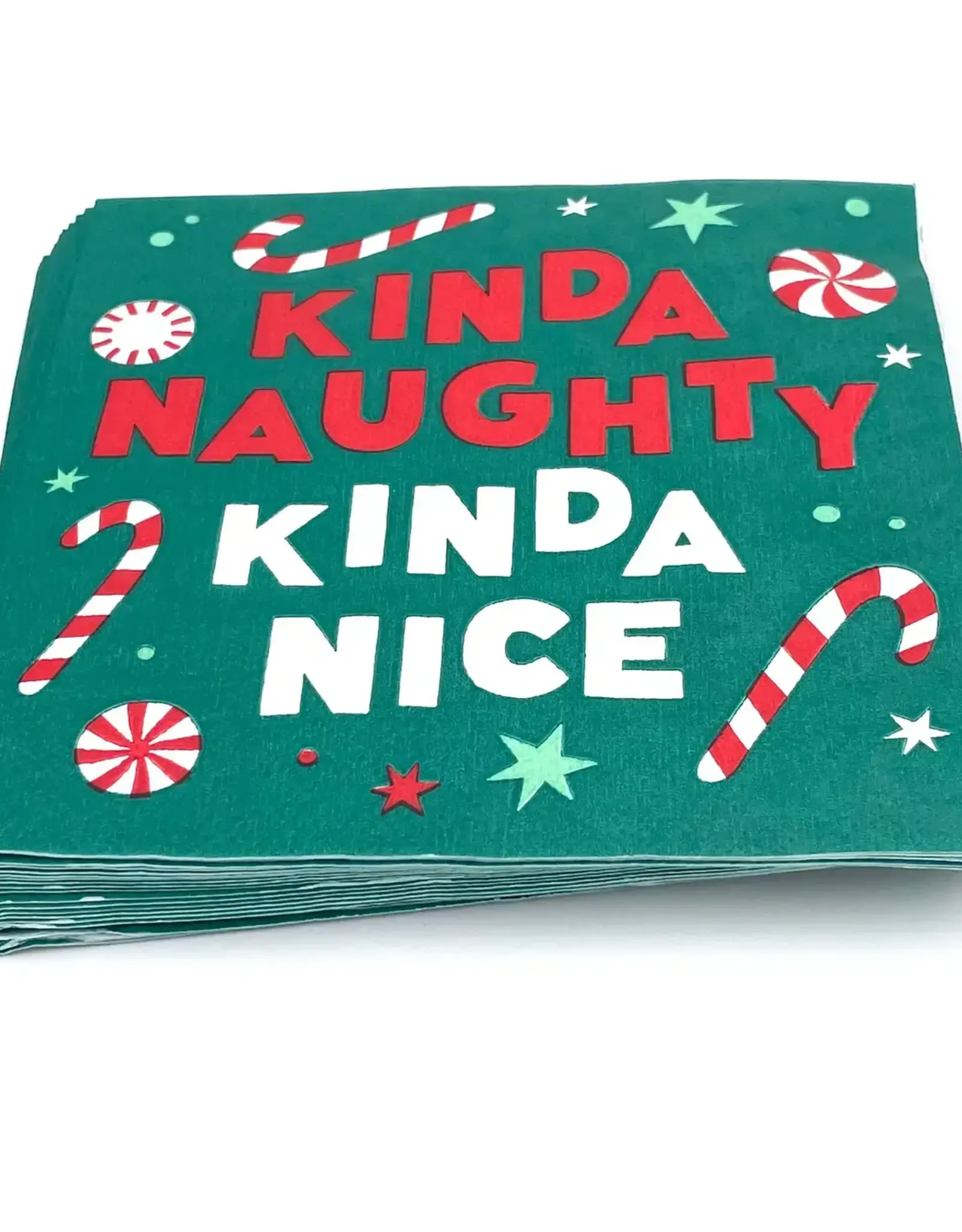 Kinda Naughty Kinda Nice Christmas Napkins
