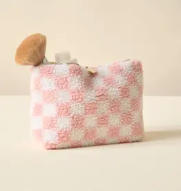 Teddy Pouch-Check Blush