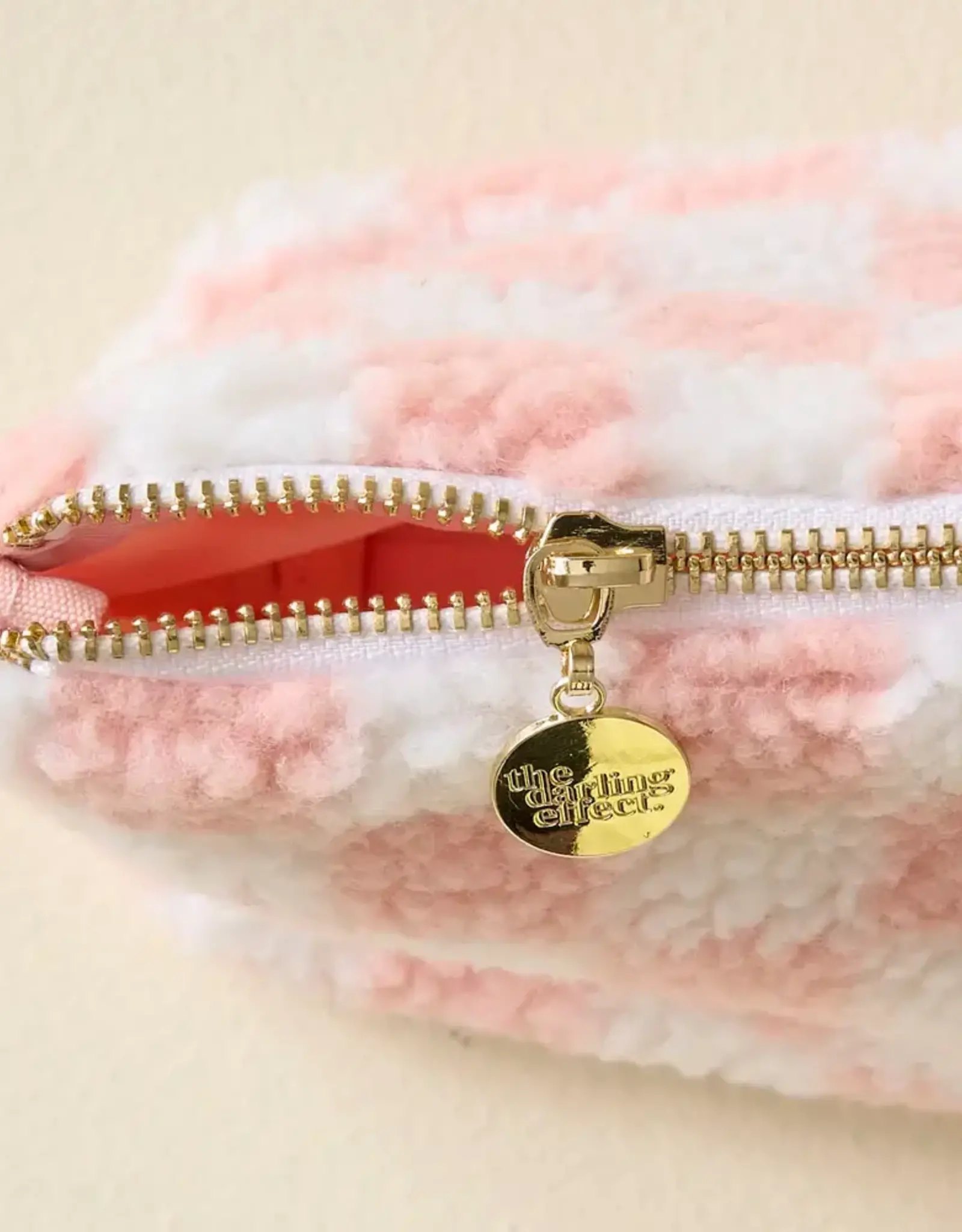 Teddy Pouch-Check Blush
