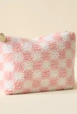 Teddy Pouch-Check Blush