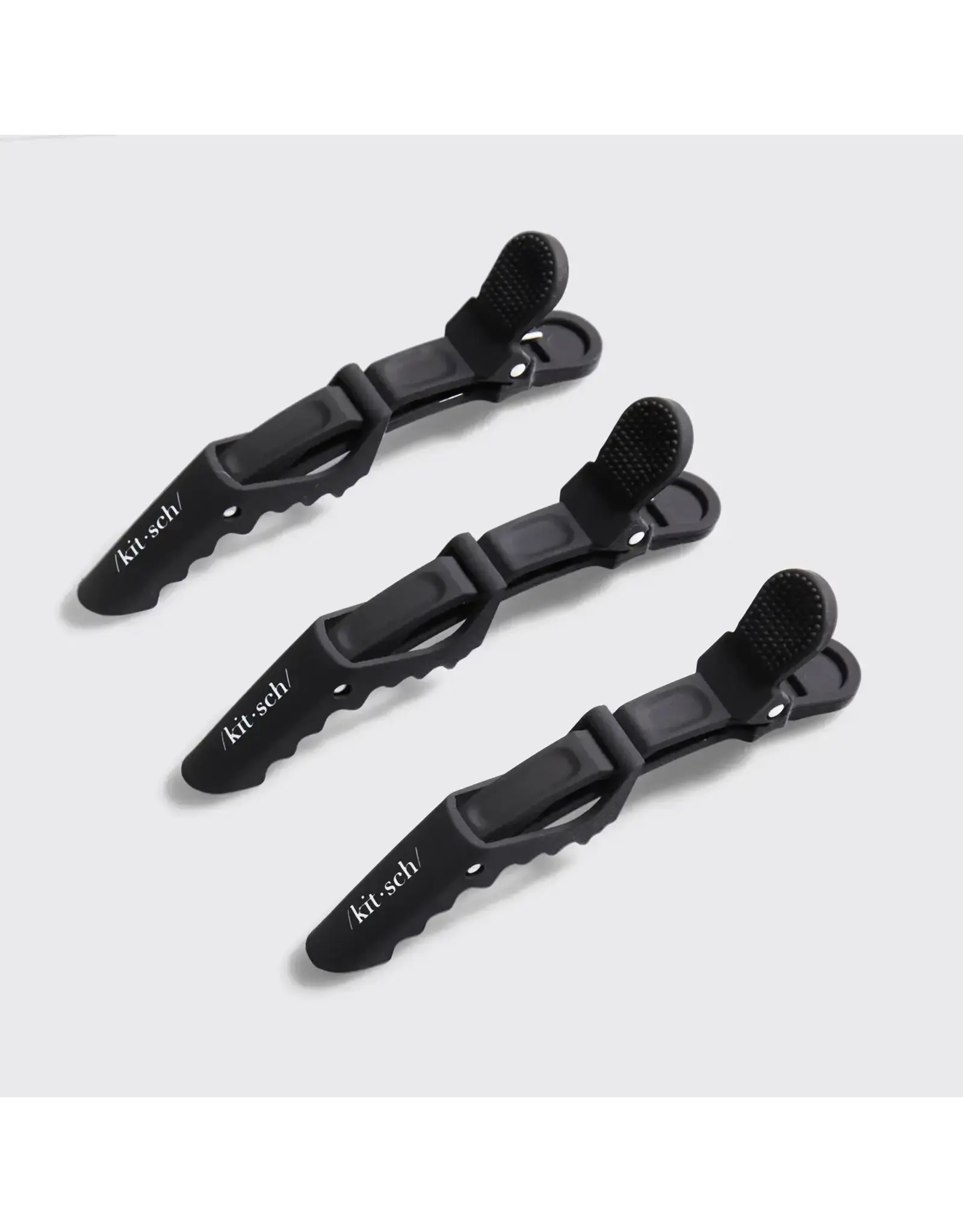 No Slip Crocodile Clip 3pc - Black