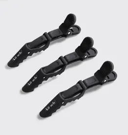 No Slip Crocodile Clip 3pc - Black