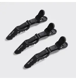 No Slip Crocodile Clip 3pc - Black