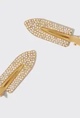 Holiday Gift of Glam Creaseless Clips 2pc Set - Rhinestone