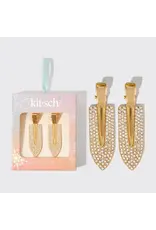 Holiday Gift of Glam Creaseless Clips 2pc Set - Rhinestone