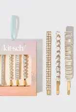 Holiday All Dressed Up Rhinestone Bobby Pins 4pc Set