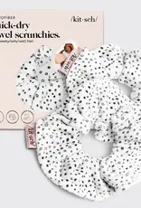 Towel Scrunchie 2 Pack - Micro Dot