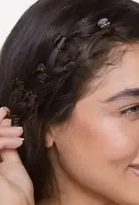 Recycled Plastic Mini Classic Claw Clips 16pc - Black & Tort