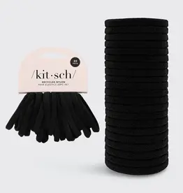 Eco-Friendly Nylon Elastics 20pc Set - Black