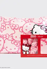 Hello Kitty X Kitsch Satin Pillowcase & Pillow Scrunchie Set