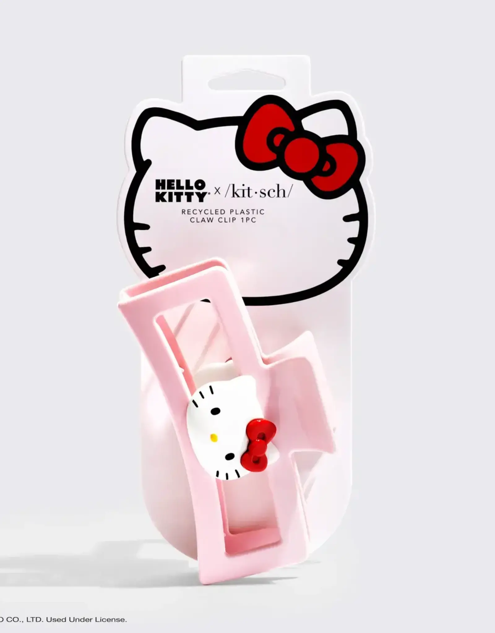 Hello Kitty X Kitsch Recycled Jumbo Open Clawclip-Kitty Face