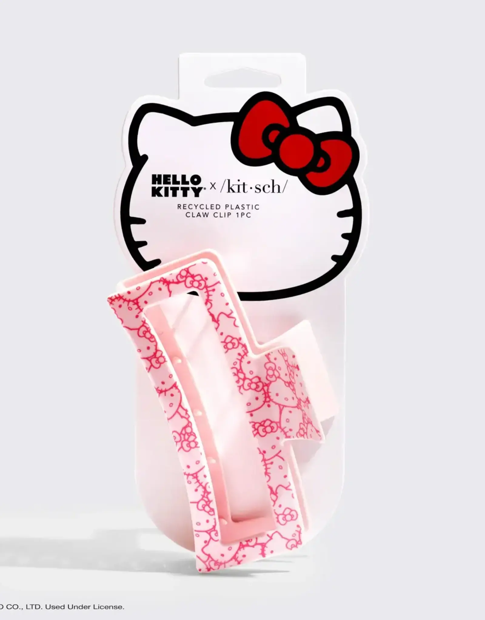 Hello Kitty X Kitsch Recycled Jumbo Open Clawclip-Pink Kitty