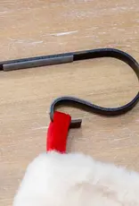 Metal Stocking Hook Antique Black 0.5x2.25x5