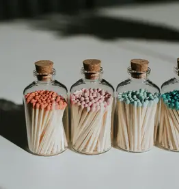 Apothecary Matches: Colour Tip Jar Matchsticks