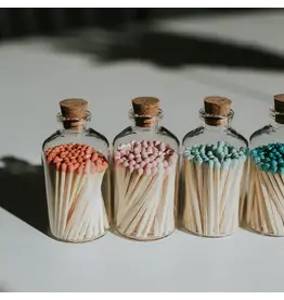 Apothecary Matches: Colour Tip Jar Matchsticks