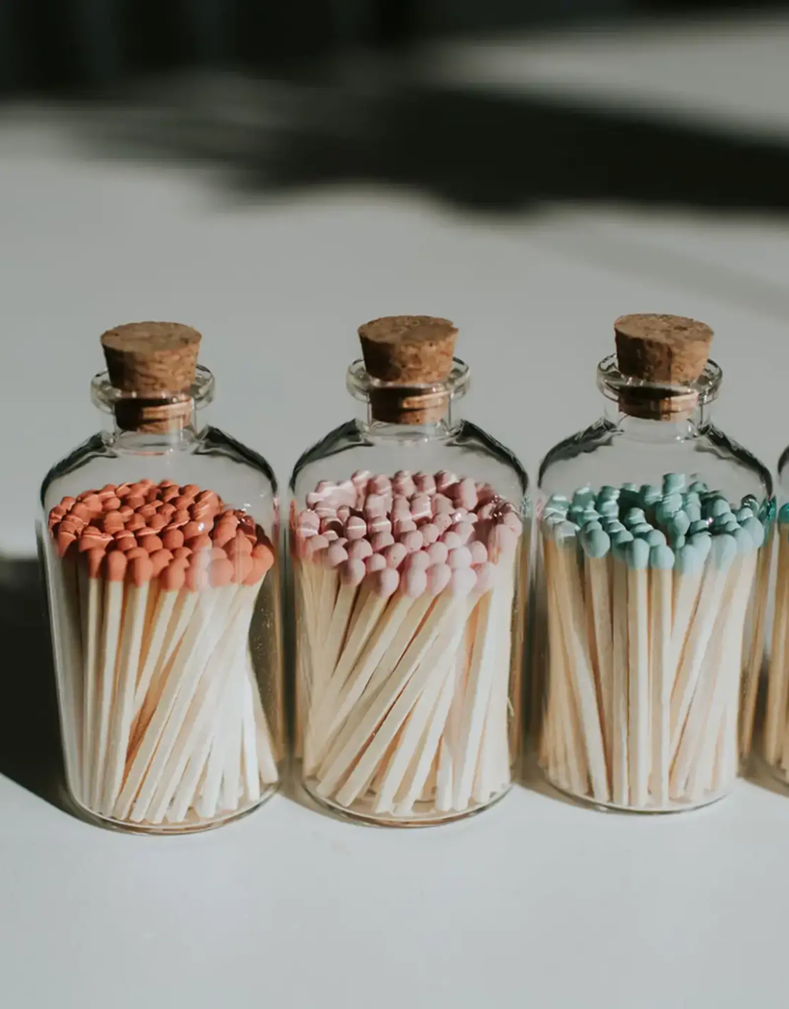 Apothecary Matches: Colour Tip Jar Matchsticks