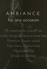 Apothecary Matches: Colour Tip Jar Matchsticks
