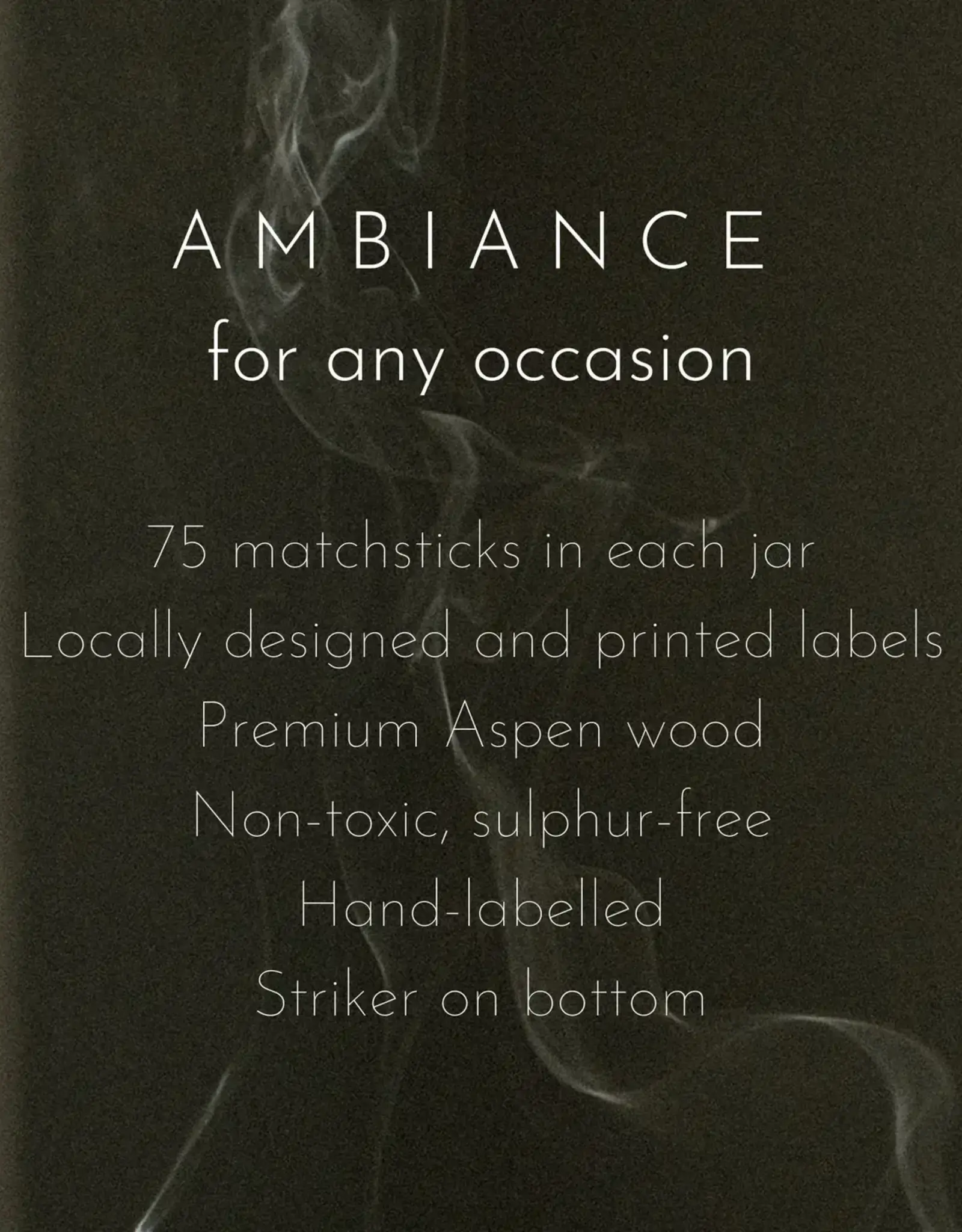 Apothecary Matches: Colour Tip Jar Matchsticks