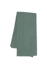 Jade Green Pinstripe Linen Dish Towel