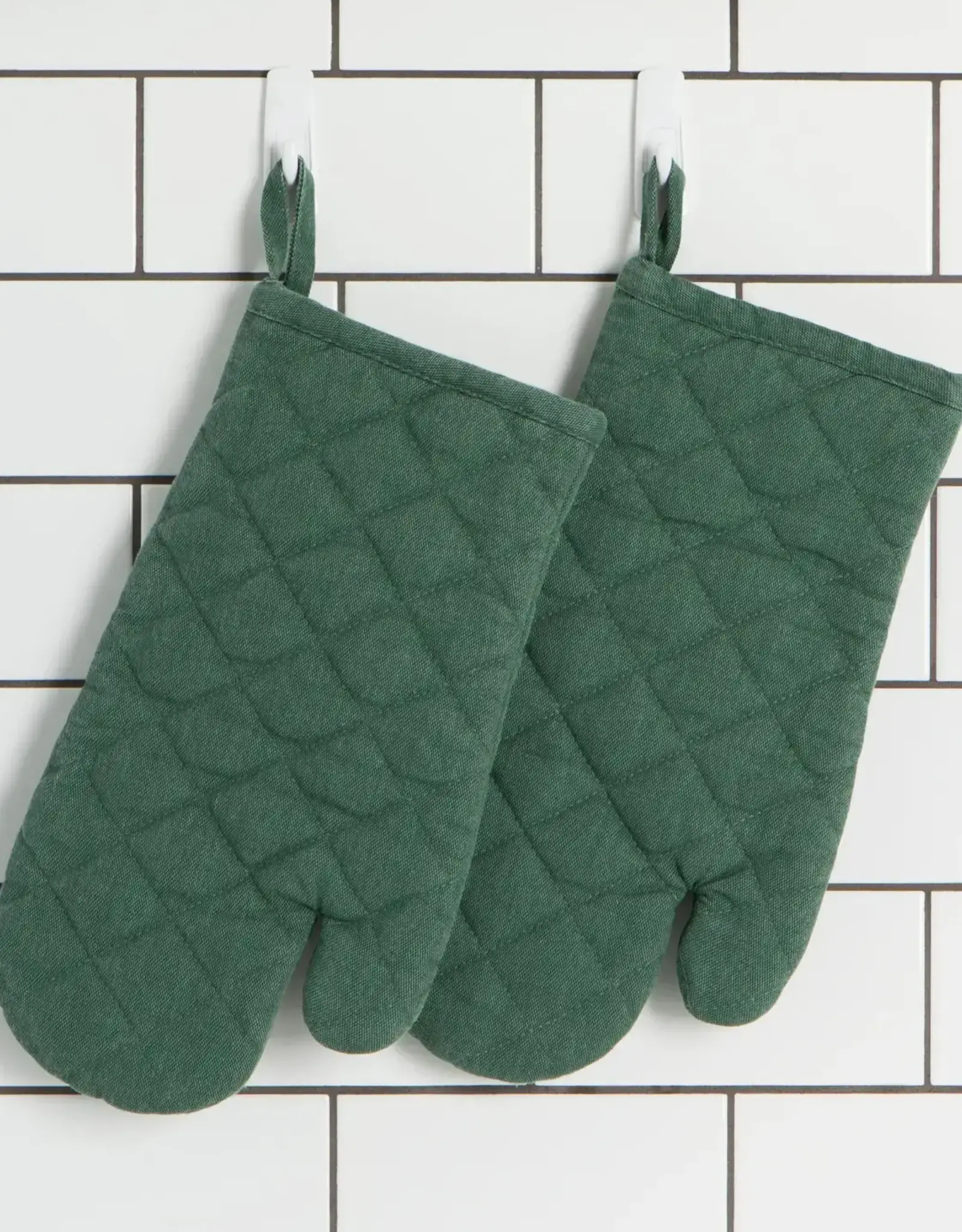 Jade Green Stonewash Oven Mitt