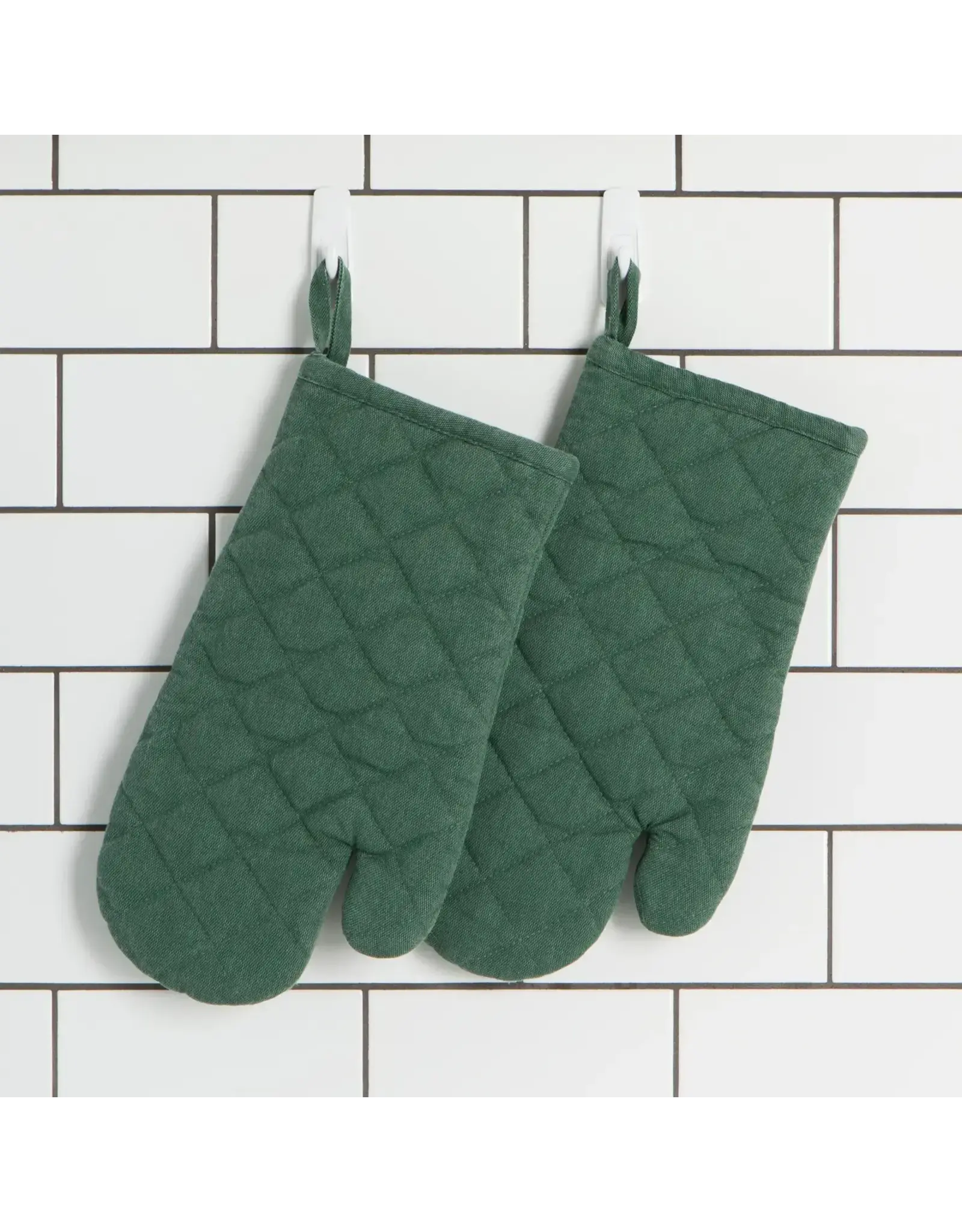 Jade Green Stonewash Oven Mitt