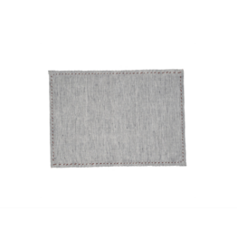 Linen Pinstripe Placemats S/4 Blue